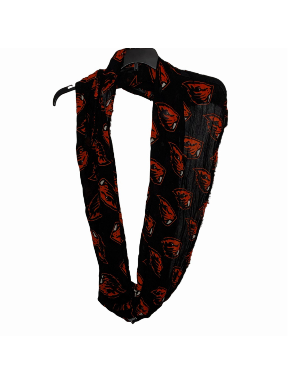 Women's ZooZatz Oregon State Beavers Infinity Scarf Black Orange One Size